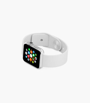 Pearl white watch strap